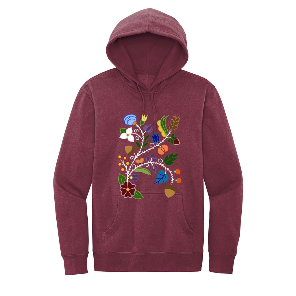 Ojibwe Floral Beadwork Hoodie – Bizaanide'ewin