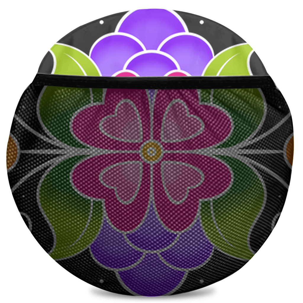 Celestial Ojibwe Floral Duffel Bag - Bizaanide'ewin