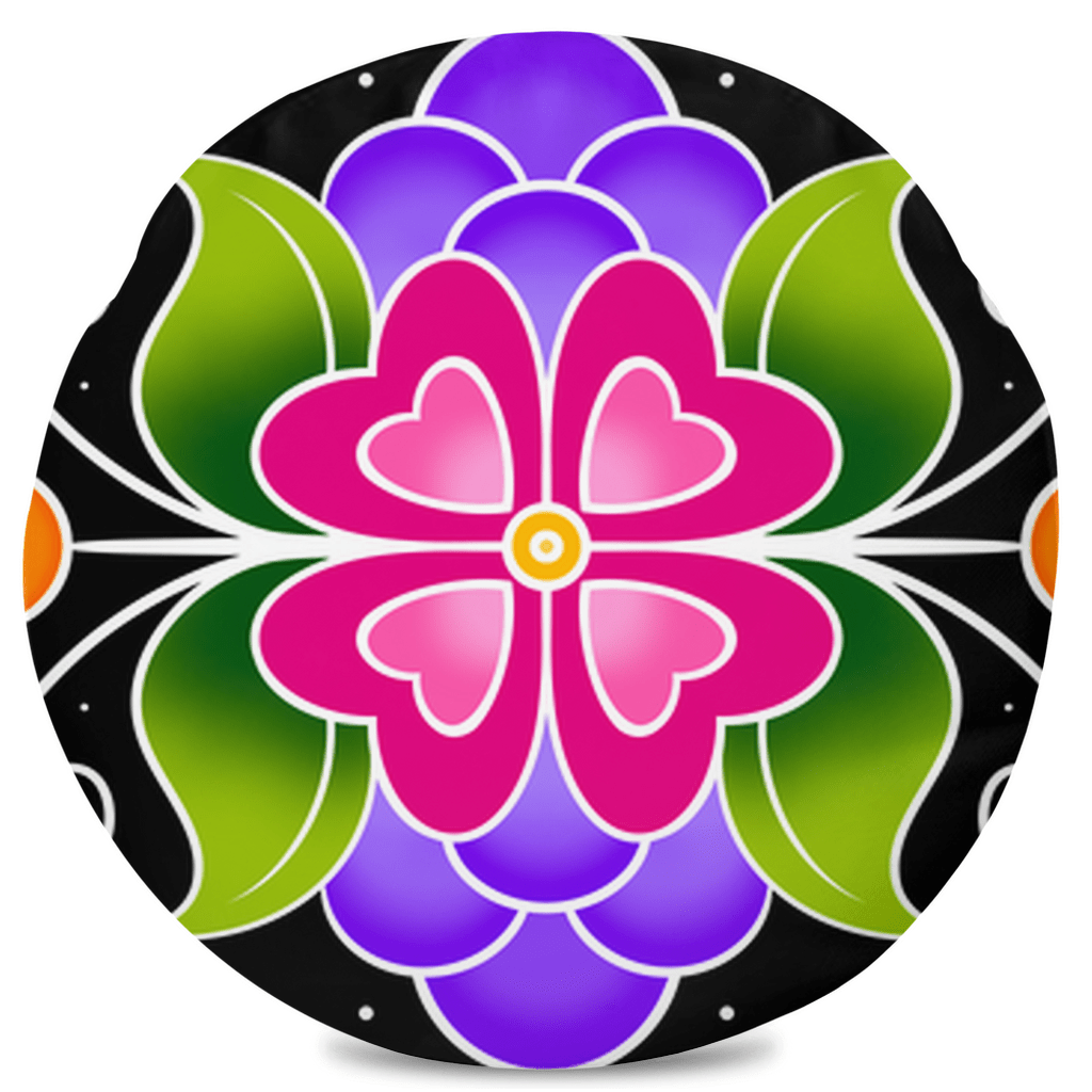Celestial Ojibwe Floral Duffel Bag - Bizaanide'ewin