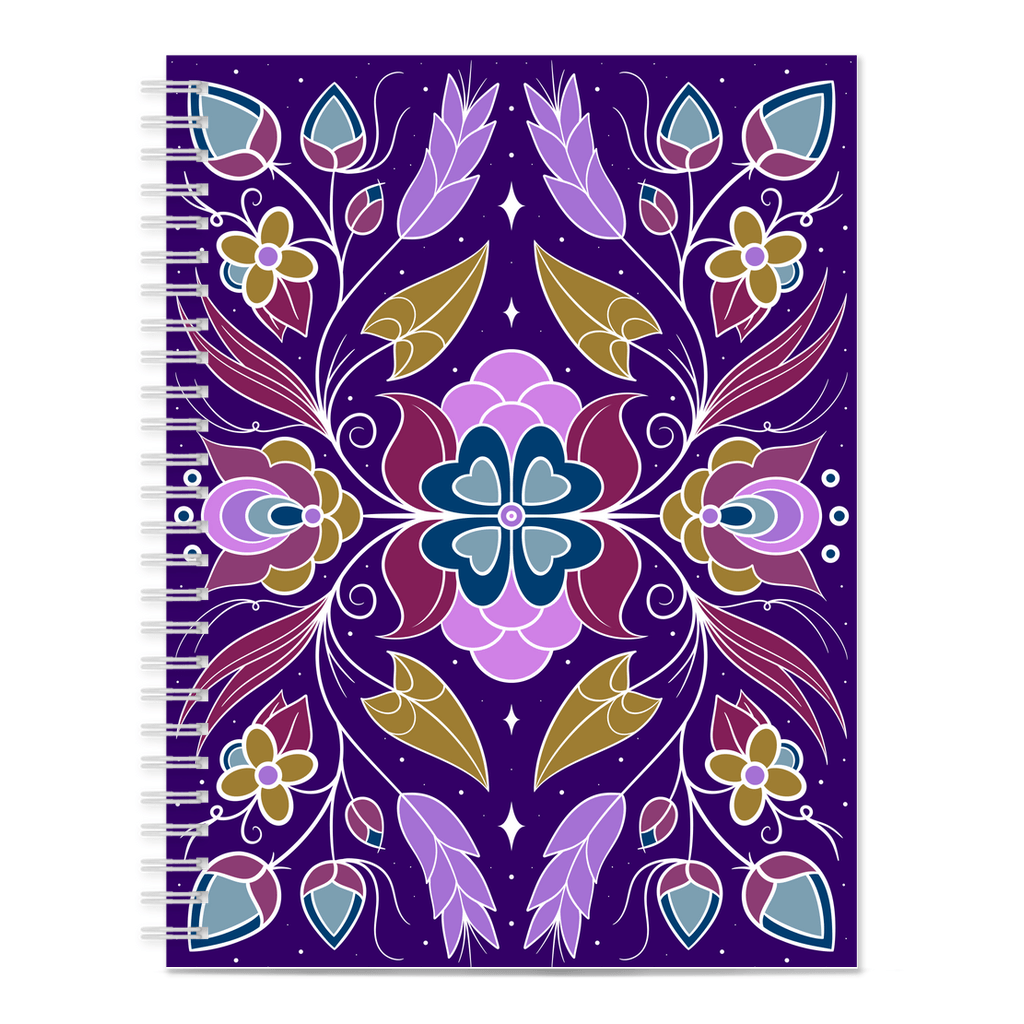 Notebook - Witchy Ojibwe Floral - Bizaanide'ewin