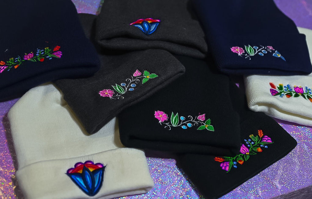 Ojibwe Floral Beanie - 2023 Edition - Bizaanide'ewin