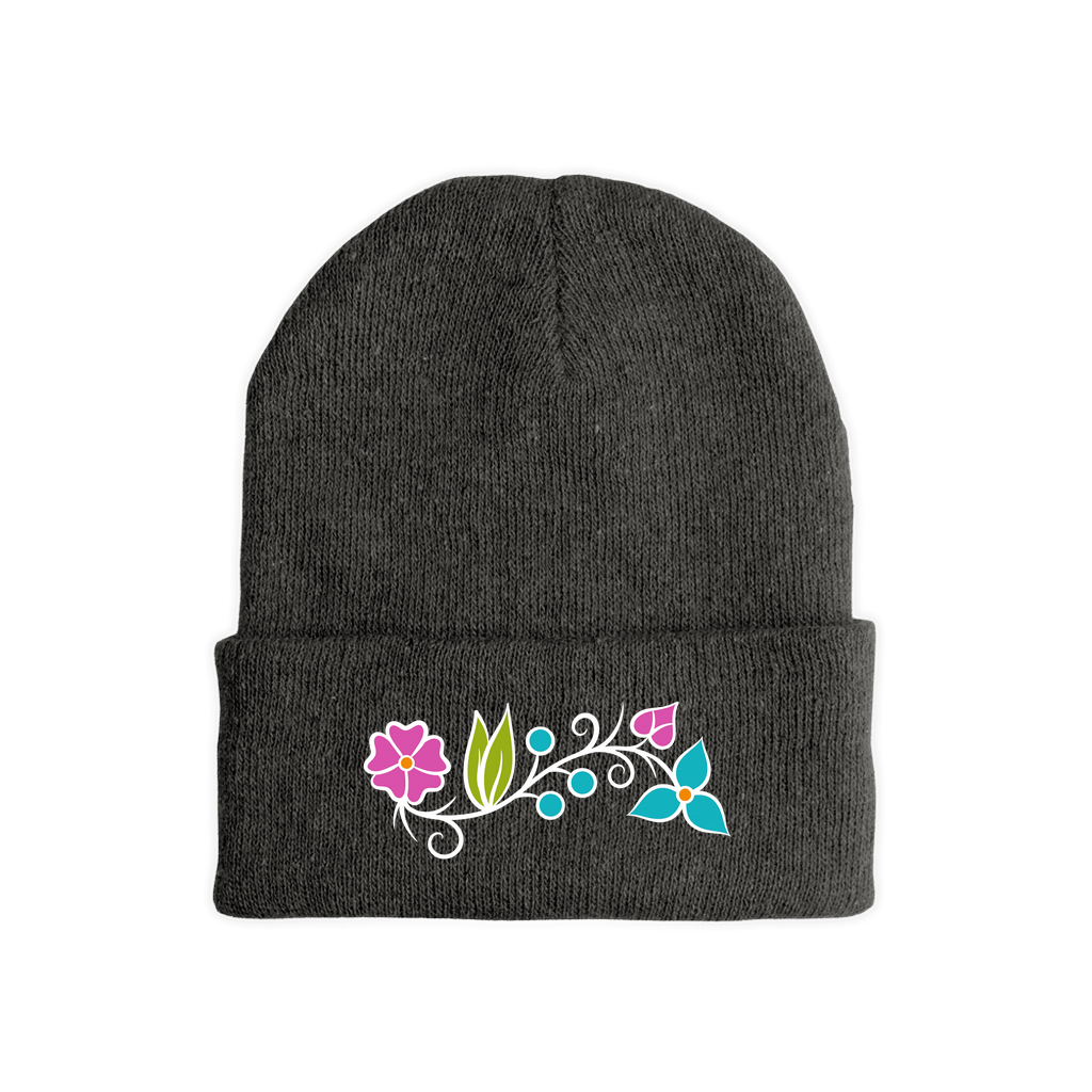 Ojibwe Floral Beanie - 2023 Edition - Bizaanide'ewin