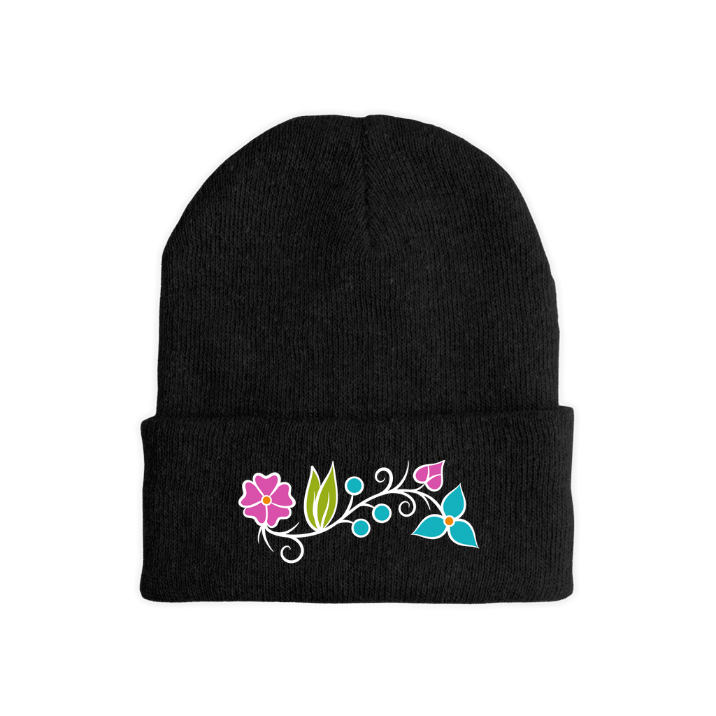 Ojibwe Floral Beanie - 2023 Edition - Bizaanide'ewin