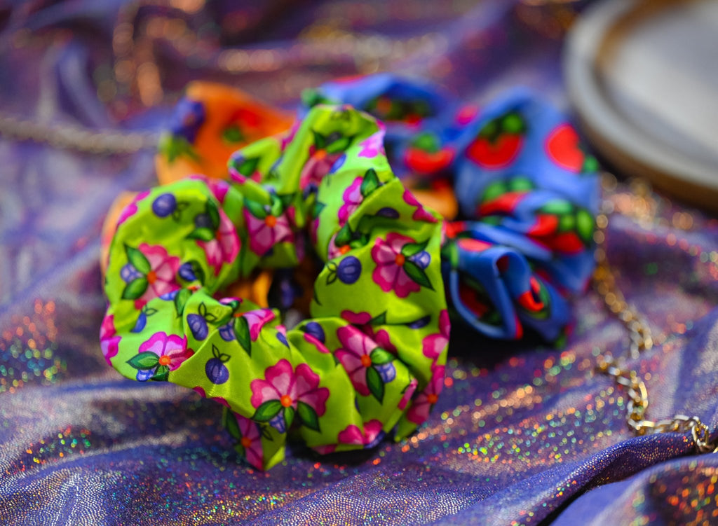 Ojibwe Floral Scrunchie Set - Bizaanide'ewin Beadwork & Supplies