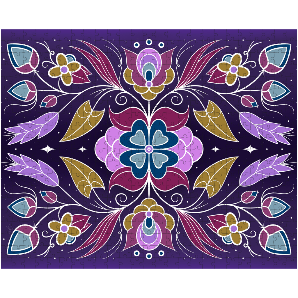 Puzzle - Witchy Ojibwe Floral - Bizaanide'ewin